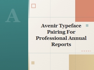 Avenir Pairings for Professional Annual Reports